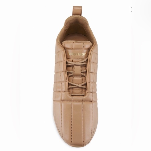 Burberry Quilted Sneakers in Beige - Picture 2 of 8